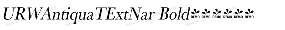 URWAntiquaTExtNar Bold字体转换